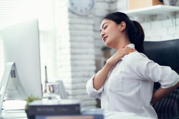 Workstation neck pain