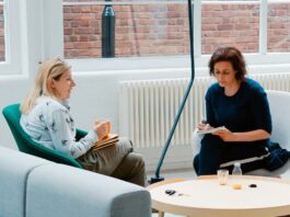 Performance review meeting