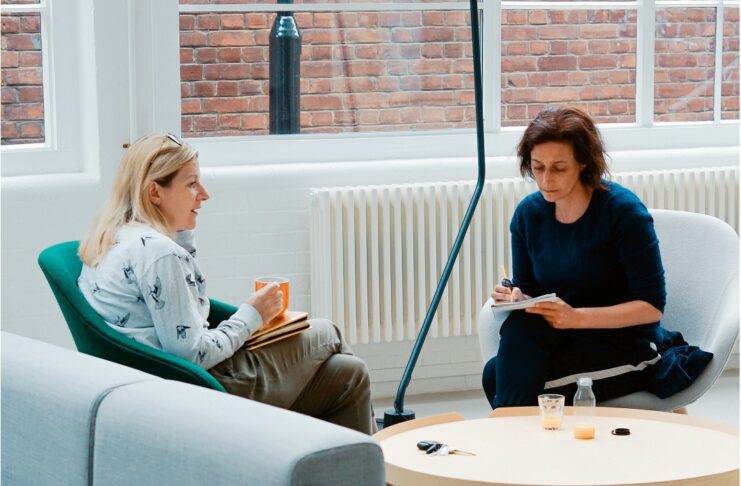 Performance review meeting