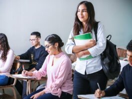 Students in classroom