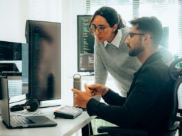 Employees having AI Conversation