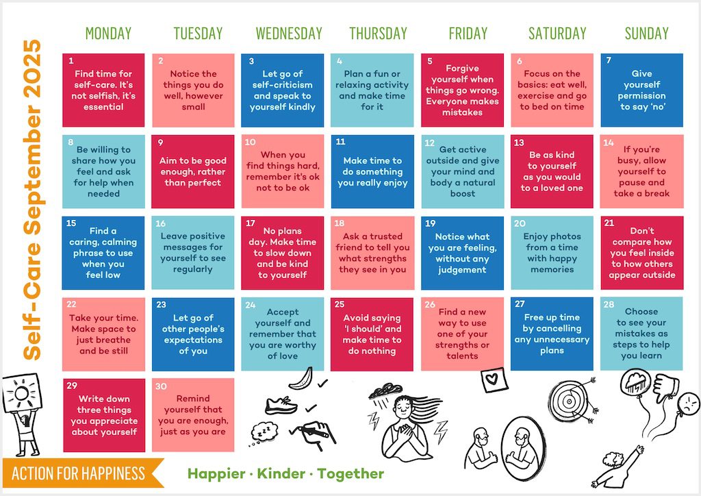 Self-Care September Calendar