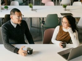 Freelance contractors in conversation