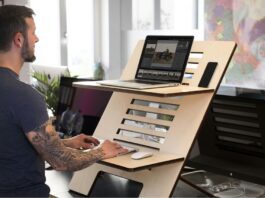 Workstation in use